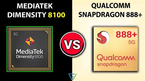 snapdragon 888 vs mediatek dimensity 8100